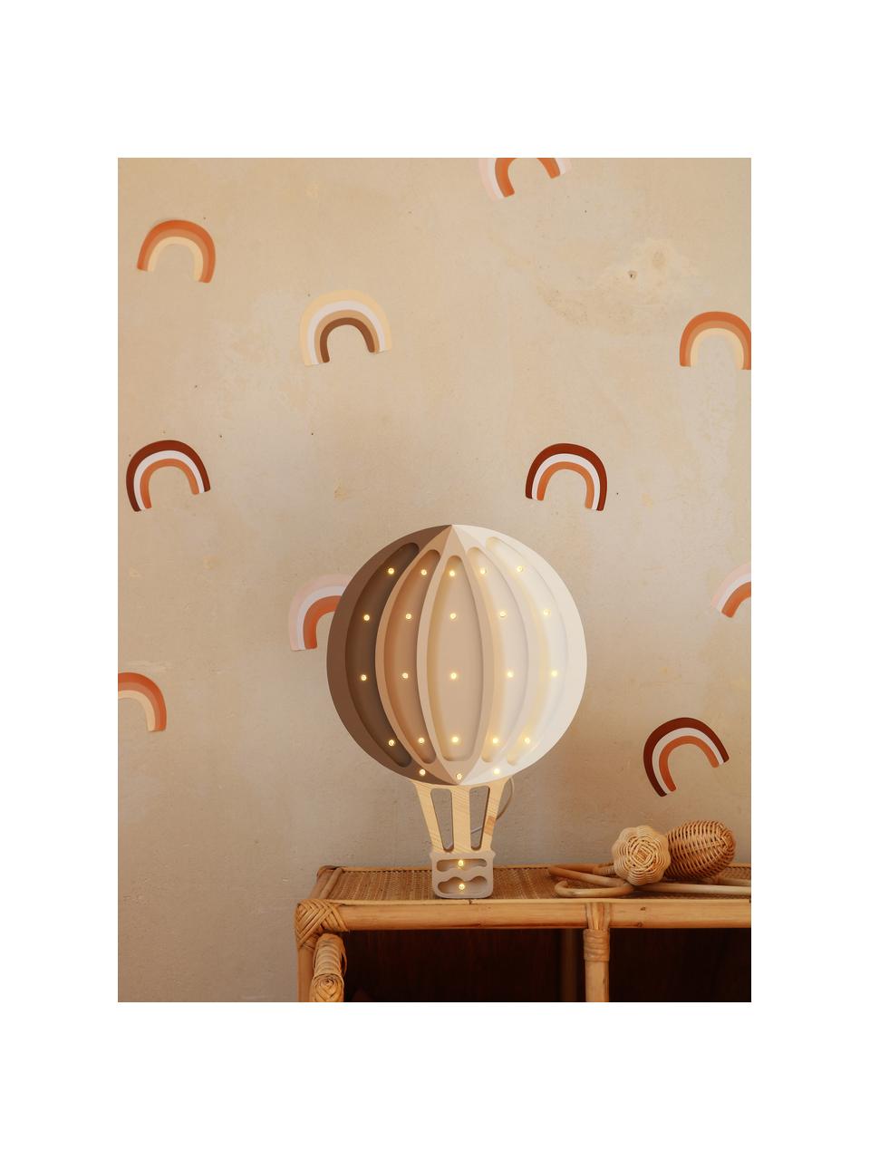 Handgefertigte LED-Kinderzimmerlampe Hot Air Baloon mit Timerfunktion und Fernbedienung, dimmbar, Kiefernholz, lackiert

Dieses Produkt wird aus nachhaltig gewonnenem, FSC®-zertifiziertem Holz gefertigt., Taupe, Hellbeige, Weiss, B 28 x H 39 cm