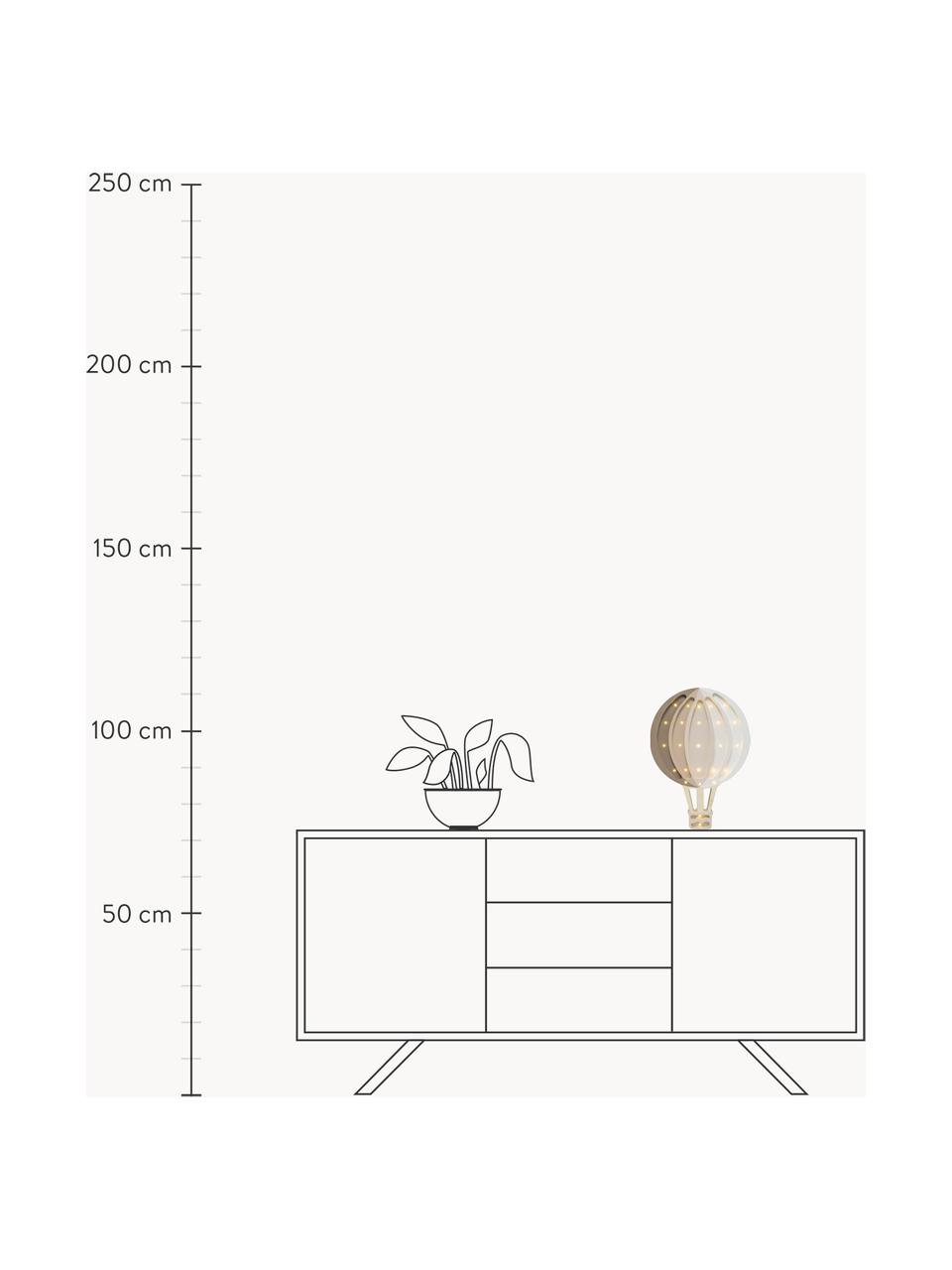 Lampada a LED per cameretta dei bambini fatta a mano con funzione timer e telecomando Hot Air Baloon, luce regolabile, Legno di pino laccato

Questo prodotto è realizzato con legno di provenienza sostenibile e certificato FSC®., Tortora, beige chiaro, bianco, Larg. 28 x Alt. 39 cm