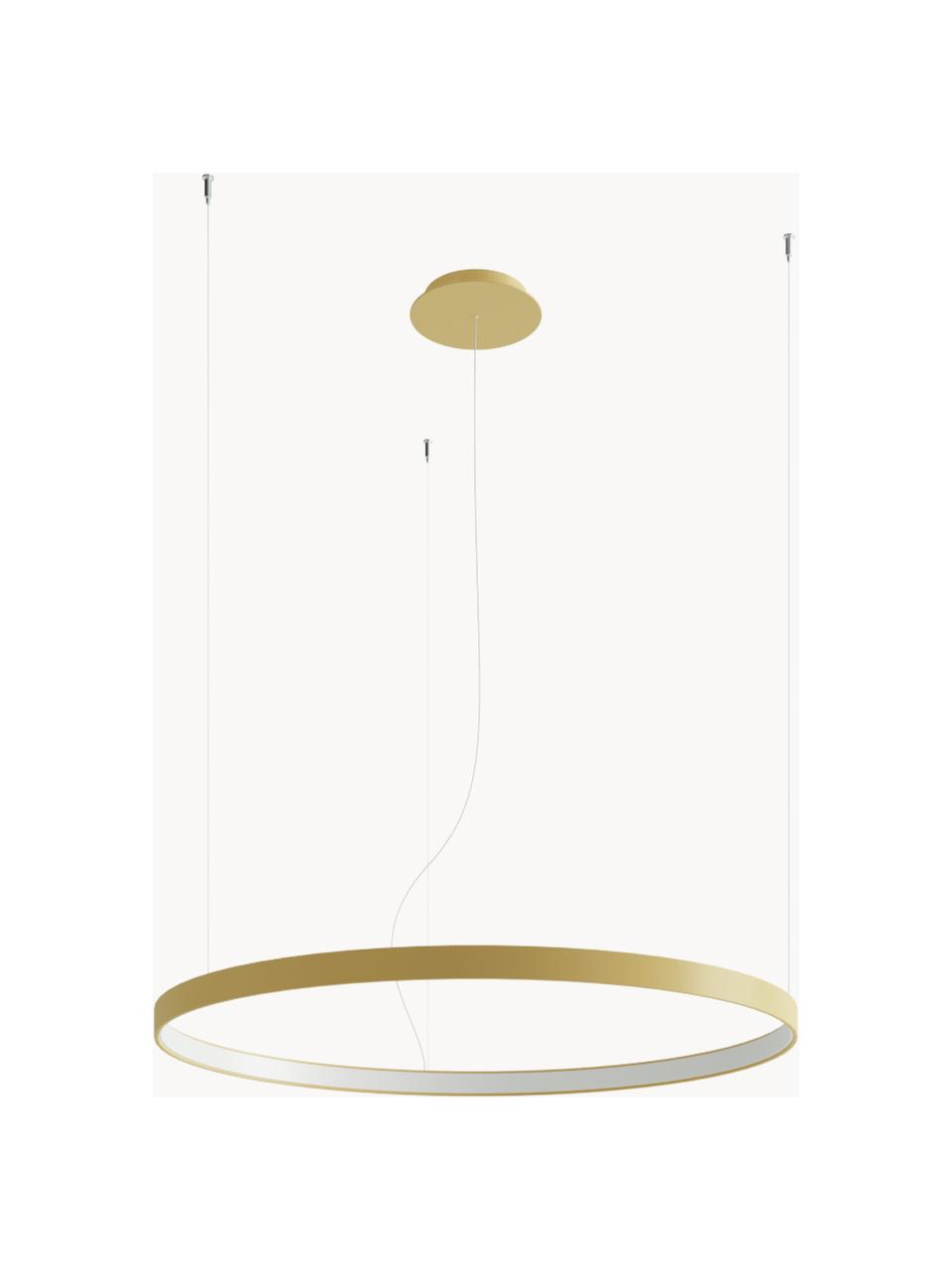 Ręcznie wykonana lampa wisząca LED Tim, różne rozmiary, Odcienie złotego, matowy, Ø 55 cm