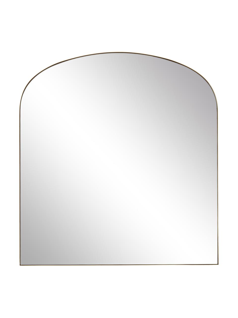 Espejo de pared Francis, Parte trasera: tablero de fibras de dens, Espejo: cristal, Dorado, An 80 x Al 85 cm