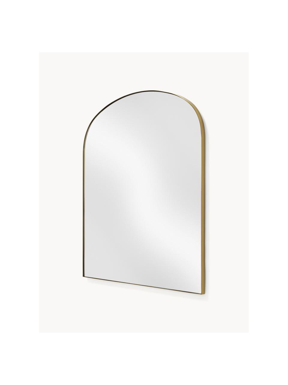 Wandspiegel Francis, Rahmen: Metall, beschichtet, Rückseite: Mitteldichte Holzfaserpla, Spiegelfläche: Spiegelglas Dieses Produk, Goldfarben, B 80 x H 85 cm