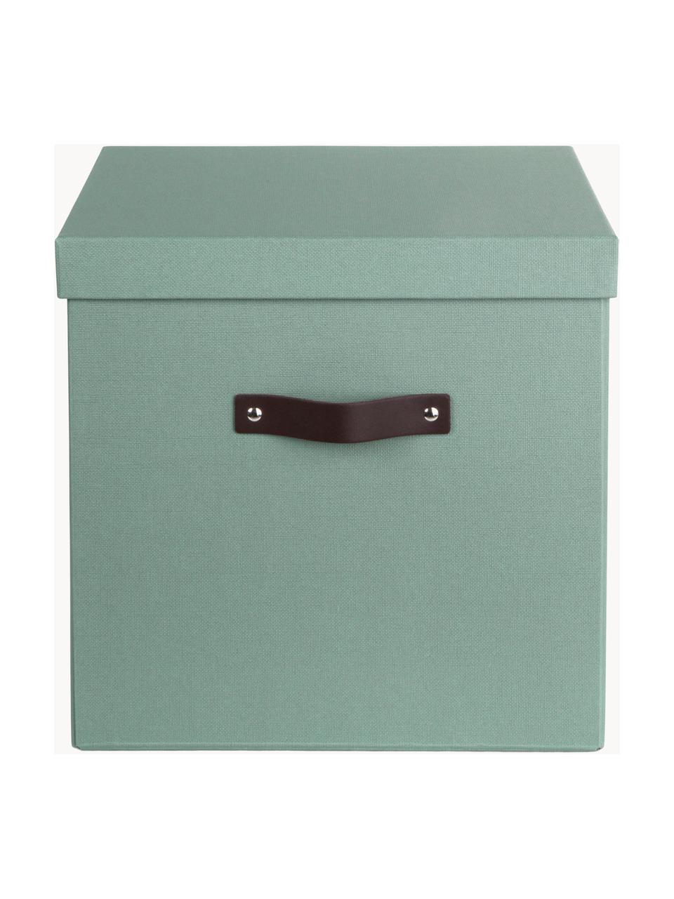 Úložná škatuľa Logan, Šalviová zelená, Š 32 x H 32 cm