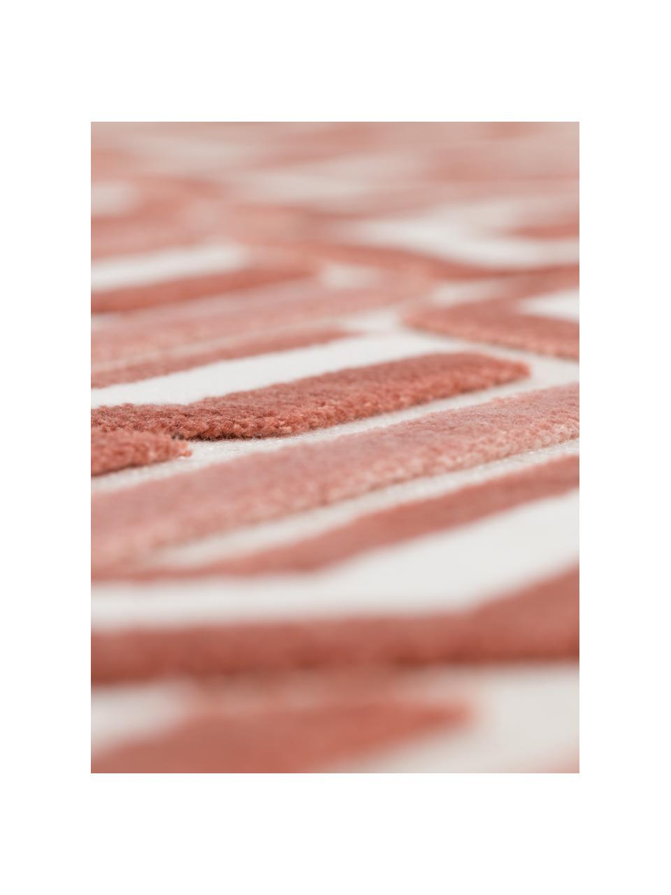 Dywan w stylu retro z wypukłą strukturą Beverly, Blady różowy, brudny różowy, jasny beżowy, S 200 x D 300 cm (Rozmiar L)