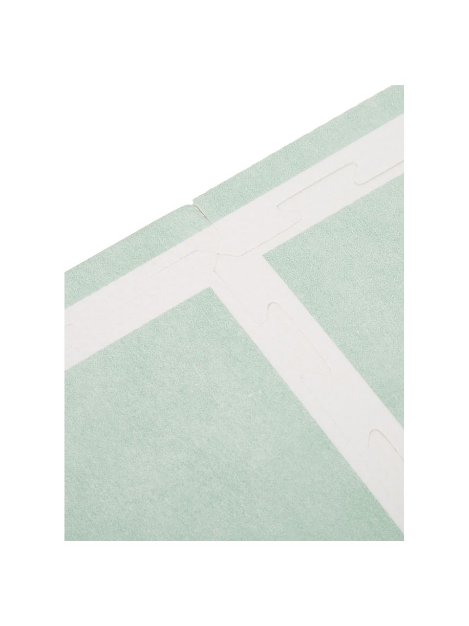 Speelmatset Nordic, 18-delig, Schuimstof (EVAC), vrij van schadelijke stoffen, Groen, crèmekleurig, B 120 x L 180 cm