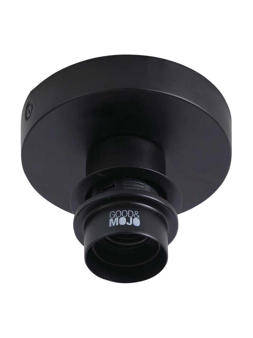 Lampa sufitowa z juty Iguazu, Brązowy, Ø 50 x W 22 cm