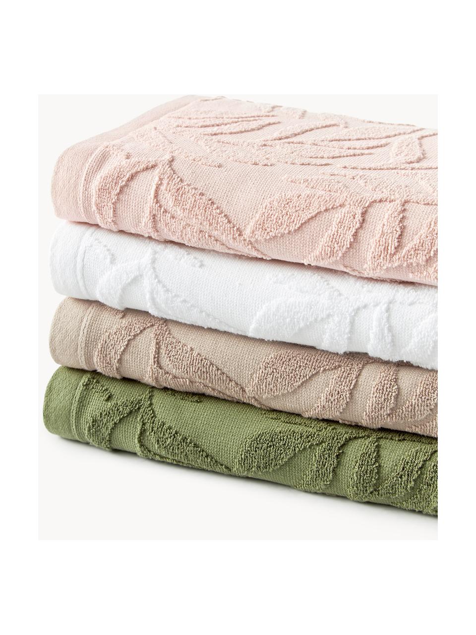 Ręcznik Leaf, różne rozmiary, Ciemny zielony, Ręcznik, S 50 x D 100 cm, 2 szt.