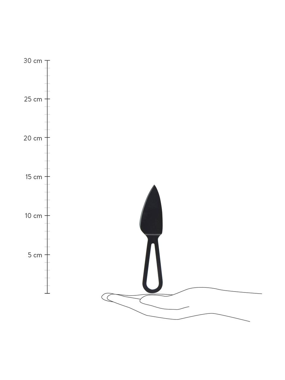 Set de cuchillos para queso Leo, 4 uds., Acero inoxidable recubierto cepillado

La cubertería está hecha de acero inoxidable. Por tanto, es duradera, inoxidable y resistente a las bacterias, Negro, L 14 cm