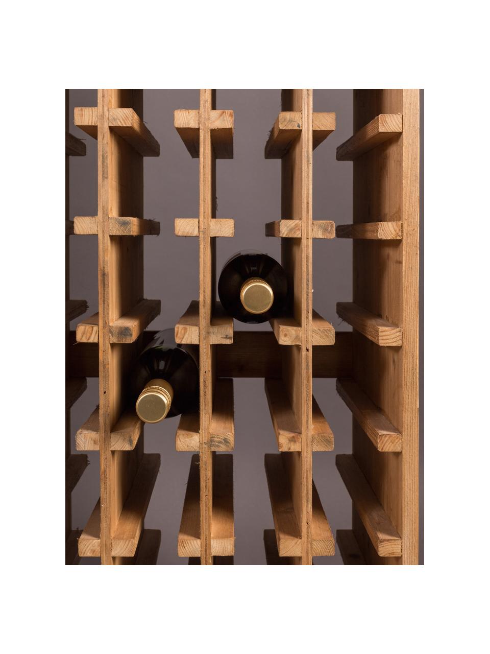 Casier à vin pour 28 bouteilles Claude, Chêne, larg. 44 x haut. 119 cm