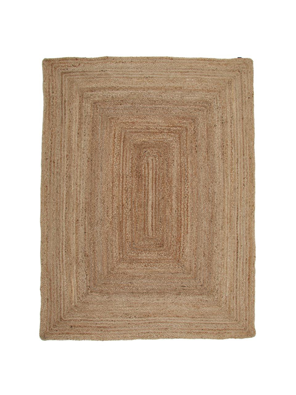 Petit tapis en jute Ural, Beige