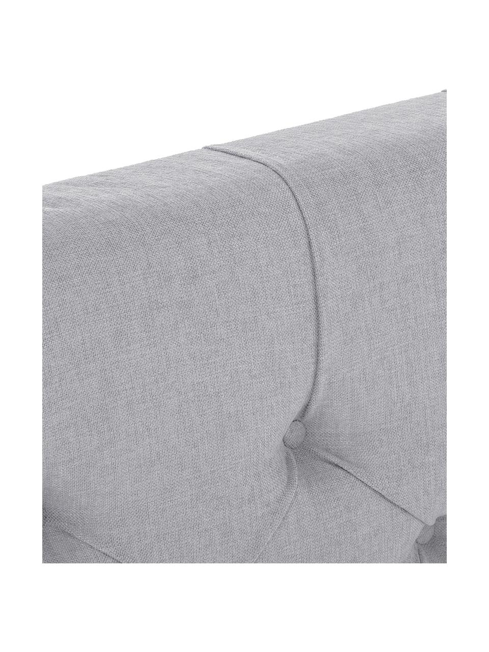 Cama matrimonial Premium Pheobe, Patas: madera de haya maciza pin, Gris, 200 x 200 cm