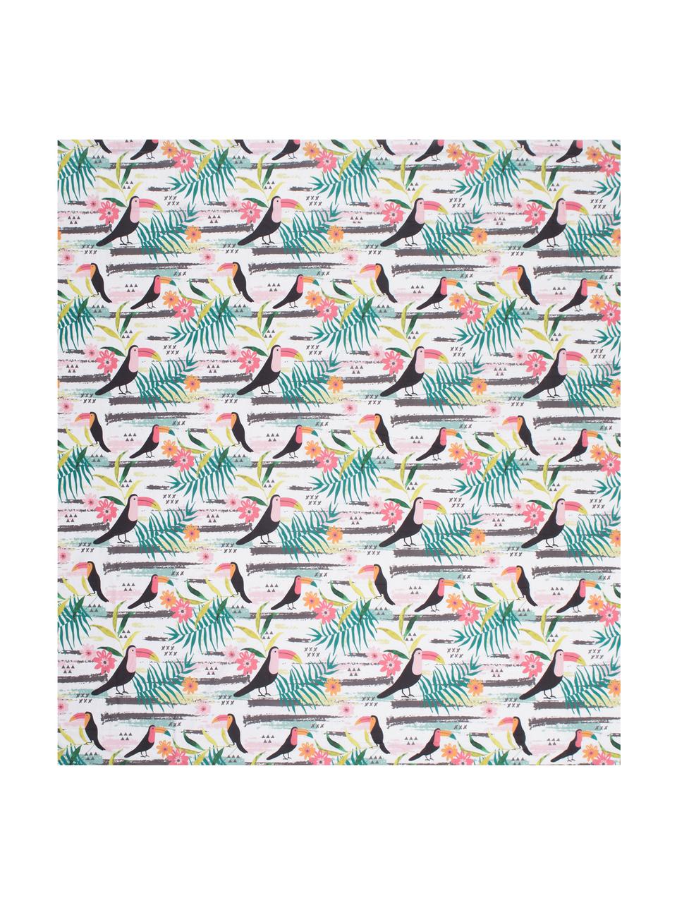 Sábana encimera Toucan, Algodón
El algodón da una sensación agradable y suave en la piel, absorbe bien la humedad y es adecuado para personas alérgicas, Blanco, multicolor, Cama 90 cm (160 x 270 cm)