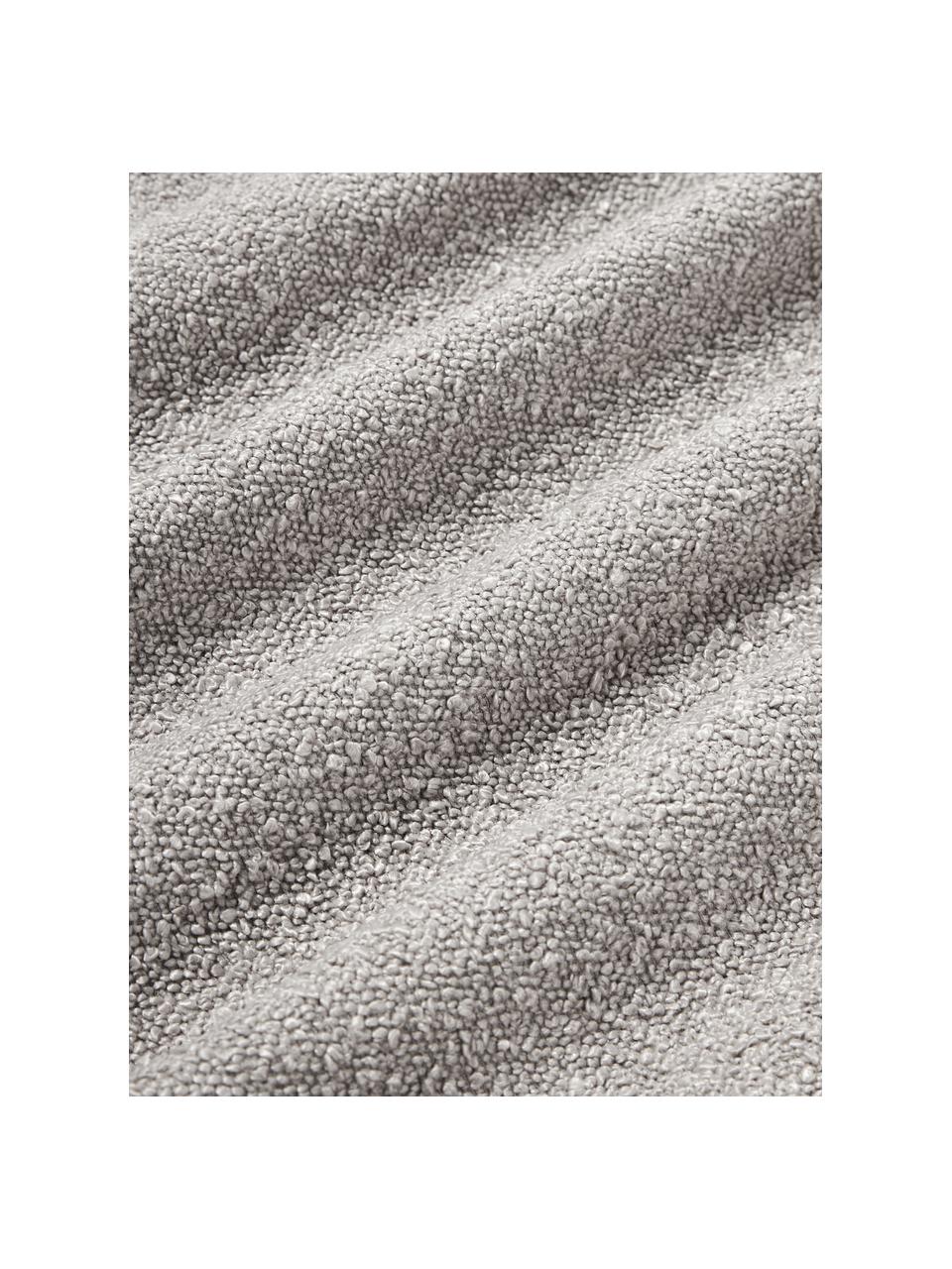 Bouclé-Sofa-Kissen Tribeca, Hülle: Bouclé (93 % Polyester, 6, Bouclé Grau, B 50 x L 70 cm