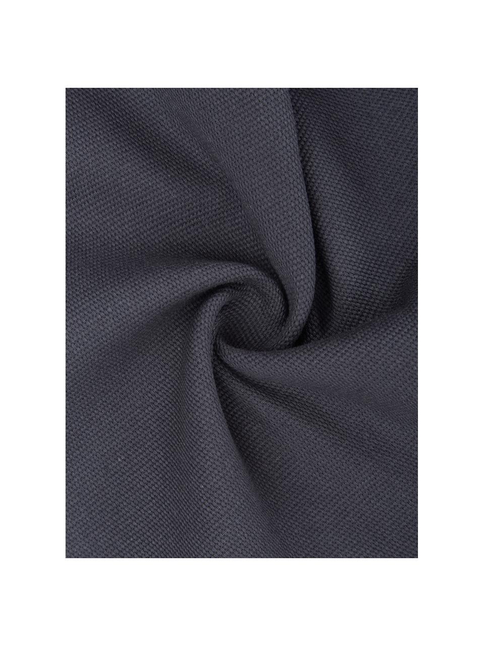 Federa arredo in cotone blu scuro Mads, 100% cotone, Blu scuro, Larg. 40 x Lung. 40 cm