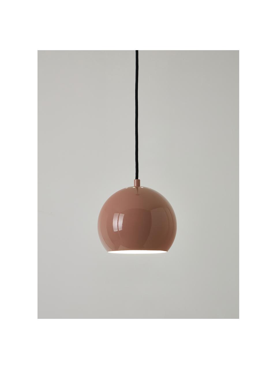 Lampa wisząca Ball, Jasny różowy, Ø 18 x W 16 cm
