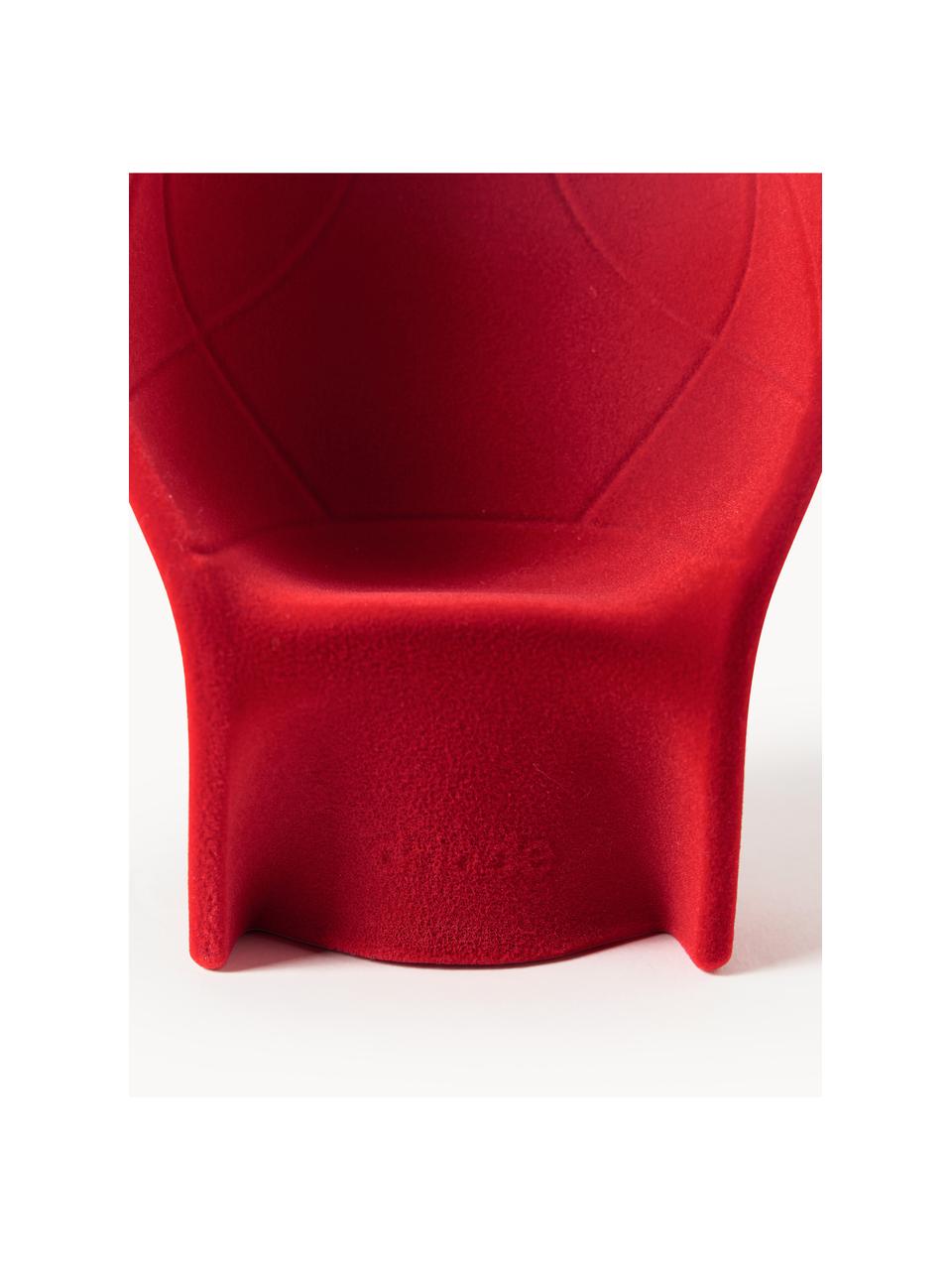 Dekorácia Nemo, Zamat (100 % polyester), Červená, saténová, Ø 11 x V 17 cm