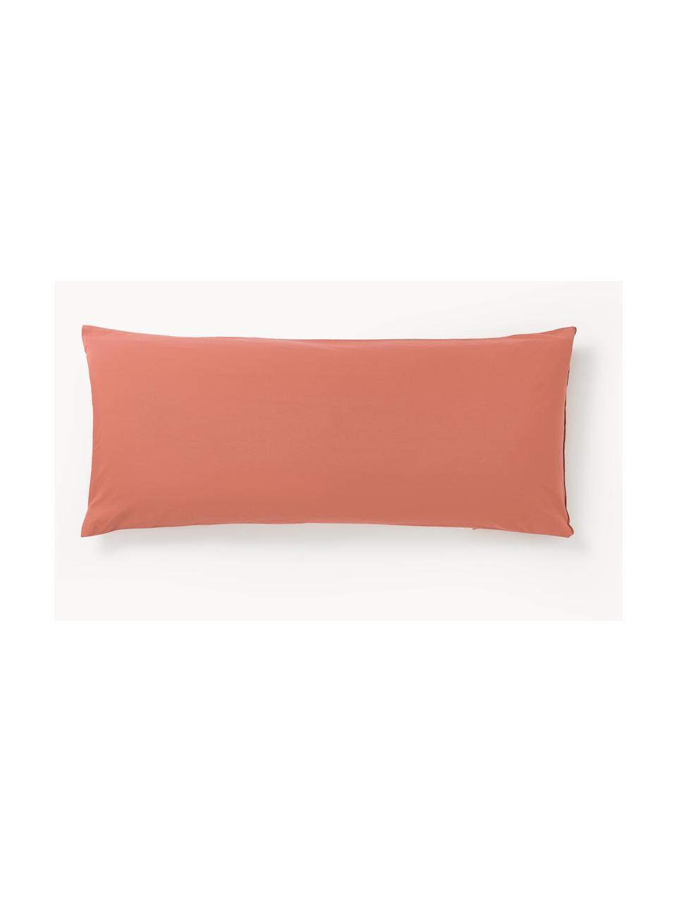 Funda de almohada de algodón Harvey, Rojo, rosa, An 45 x L 110 cm