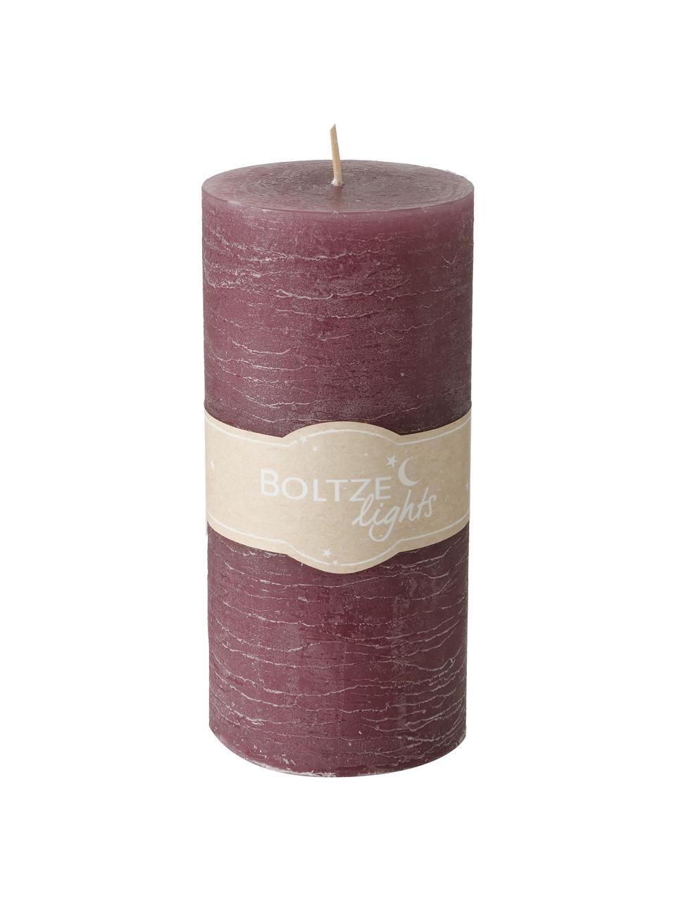 Set de velas Trent, 3 uds., Cera, Tonos rosas y lilas, Ø 7 x Al 15 cm