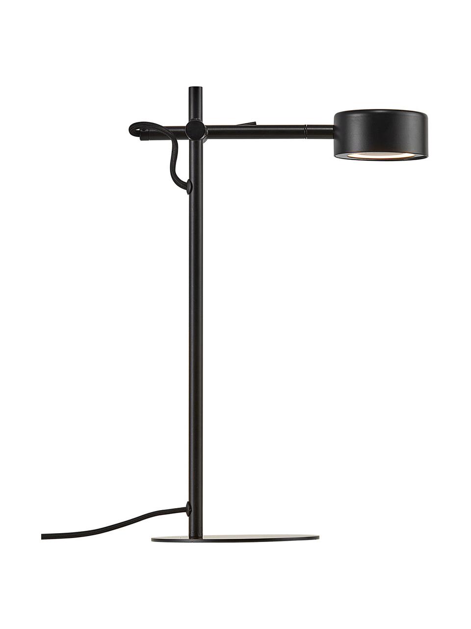 Lampa biurkowa LED z funkcją przyciemniania Clyde, Czarny, S 15 x W 41 cm