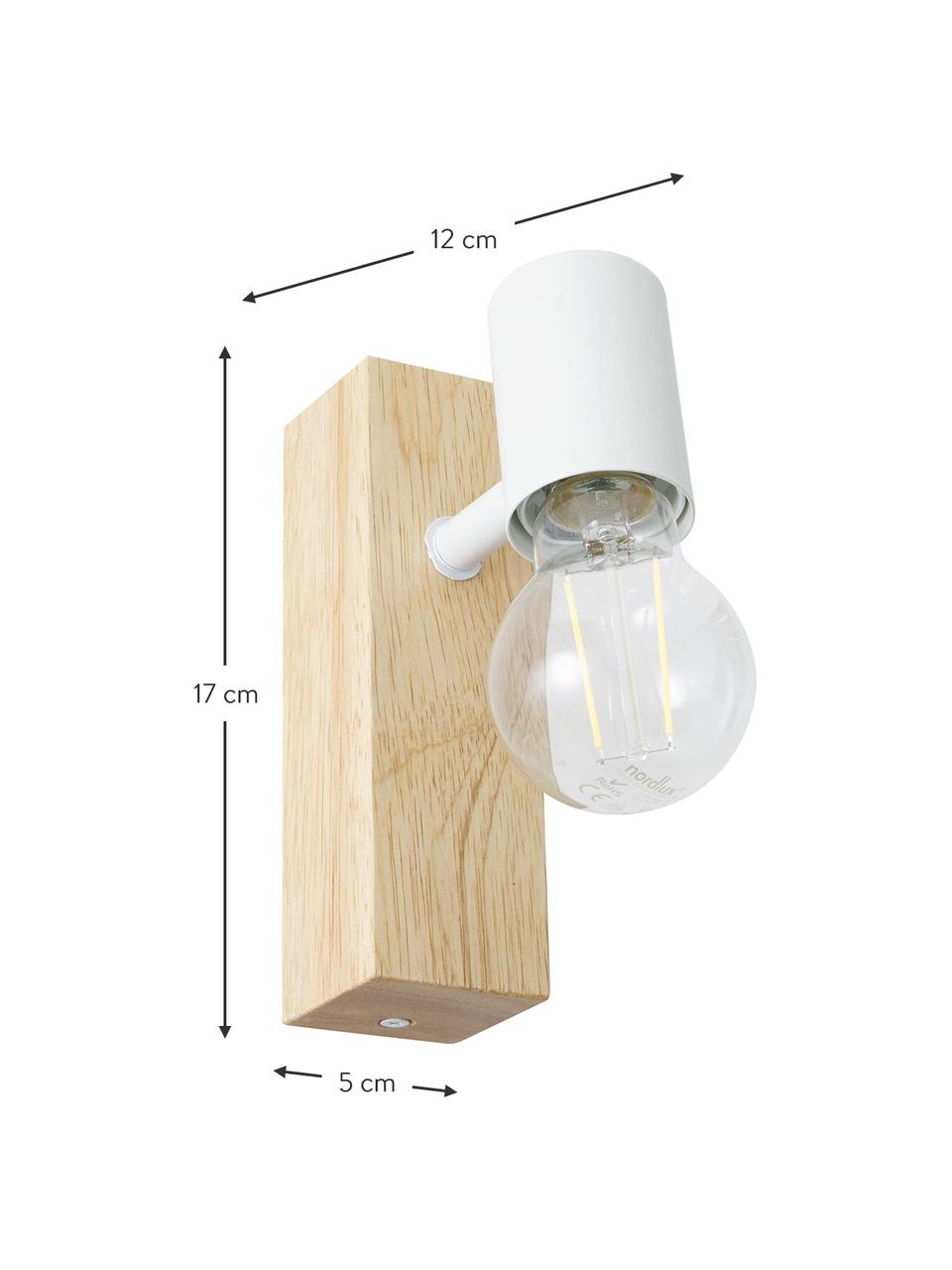 Ga door dempen PapoeaNieuwGuinea Verstelbare wandlamp Townshend van hout | Westwing