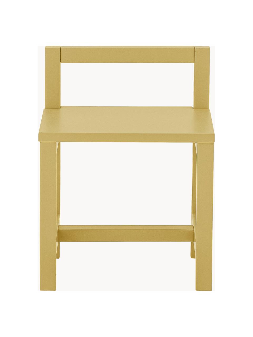 Dětská židle Rese, Dřevovláknitá deska střední hustoty (MDF), kaučukové dřevo, Kaučukové dřevo, lakované okrovou barvou, Š 32 cm, H 28 cm