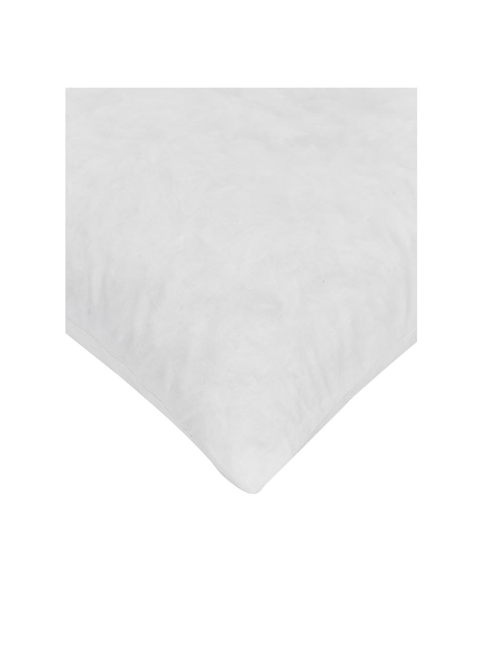 Garnissage de coussin avec remplissage de plumes Comfort, tailles variées, Blanc, larg. 50 x long. 50 cm