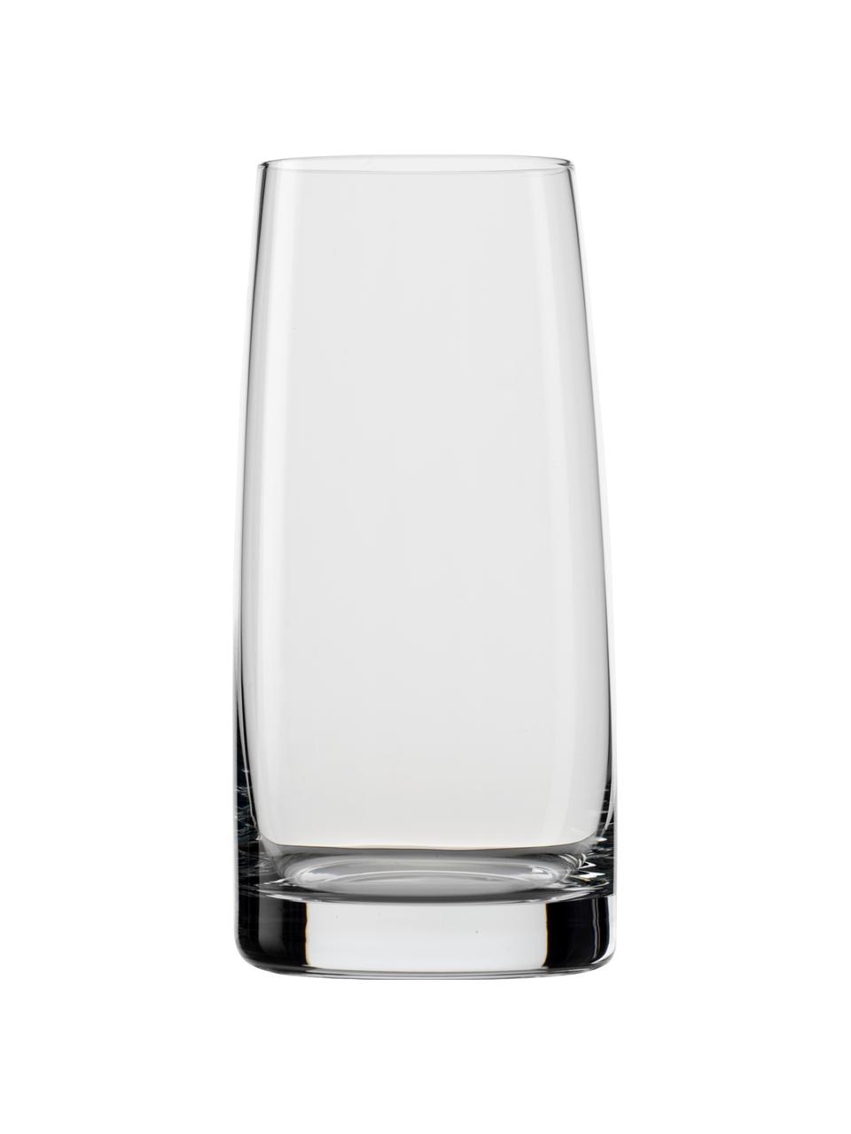 Vysoké křišťálové sklenice Experience, 6 ks, Křišťál, Transparentní, Ø 7 cm, V 14 cm, 360 ml