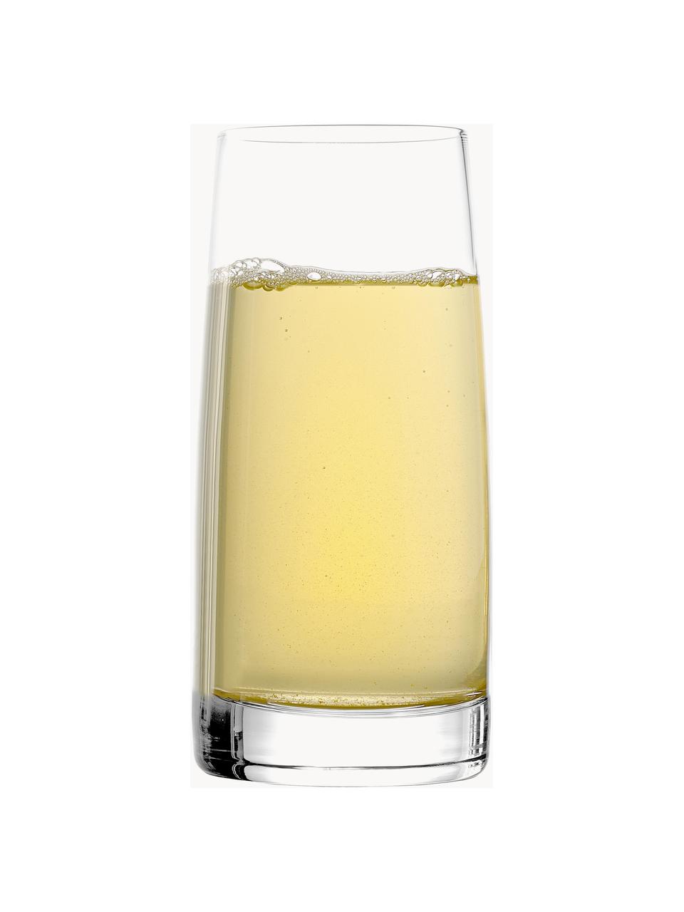 Vasos highball de cristal Experience, 6 uds., Cristal, Transparente, Ø 7 x Al 14 cm, 360 ml