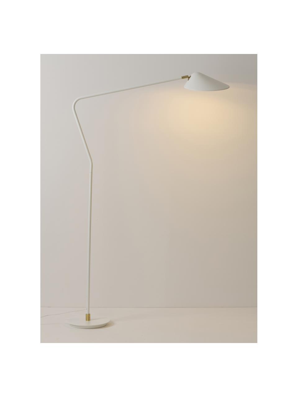 Velká čtecí lampa Neron, Bílá, Š 105 cm, V 171 cm