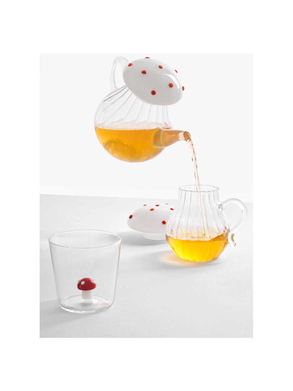 Bicchieri fatti a mano Alice 2 pz, Vetro borosilicato

Scopri la versatilità del vetro borosilicato per la tua casa! Il vetro borosilicato è un materiale di alta qualità, affidabile e robusto. È caratterizzato da un'eccezionale resistenza al calore ed è quindi ideale per il tè o il caffè caldo. Rispetto al vetro tradizionale, il vetro borosilicato è più resistente alle rotture e alle incrinature, il che lo rende un compagno sicuro per la tua casa., Fungo, Ø 9 x Alt. 8 cm, 350 ml