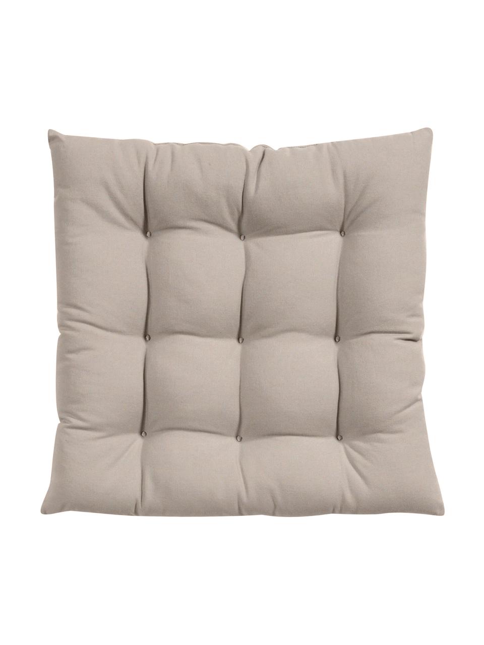 Cuscino sedia Ava 2 pz, Rivestimento: 100% cotone, Taupe, Larg. 40 x Lung. 40 cm