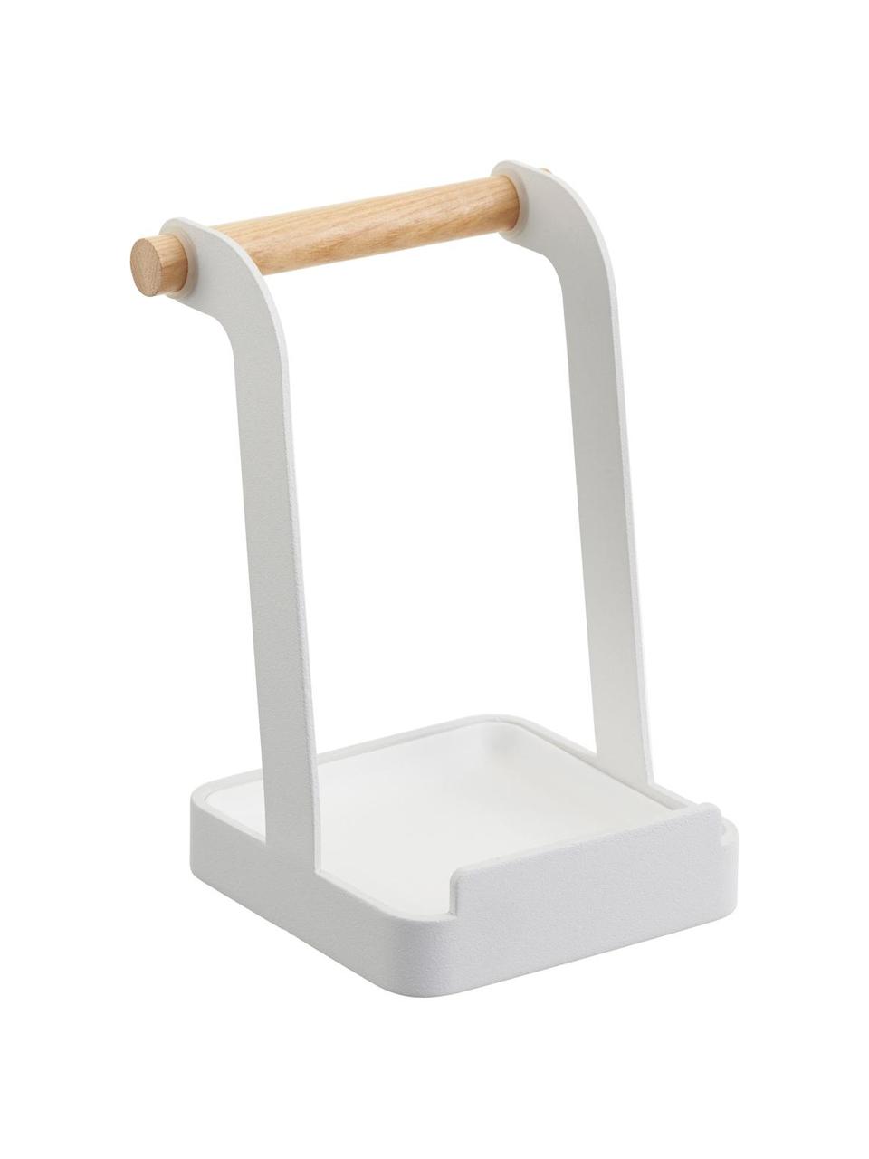 Portautensili da cucina Tosca, Manico: legno, Bianco, legno, Larg. 11 x Alt. 16 cm