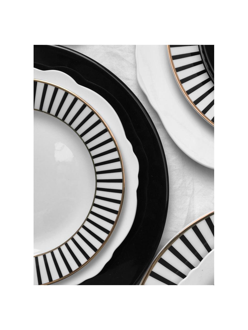 Raňajkové taniere Muschel Loft, 4 ks, Porcelán, Biela, Ø 21 x V 2 cm