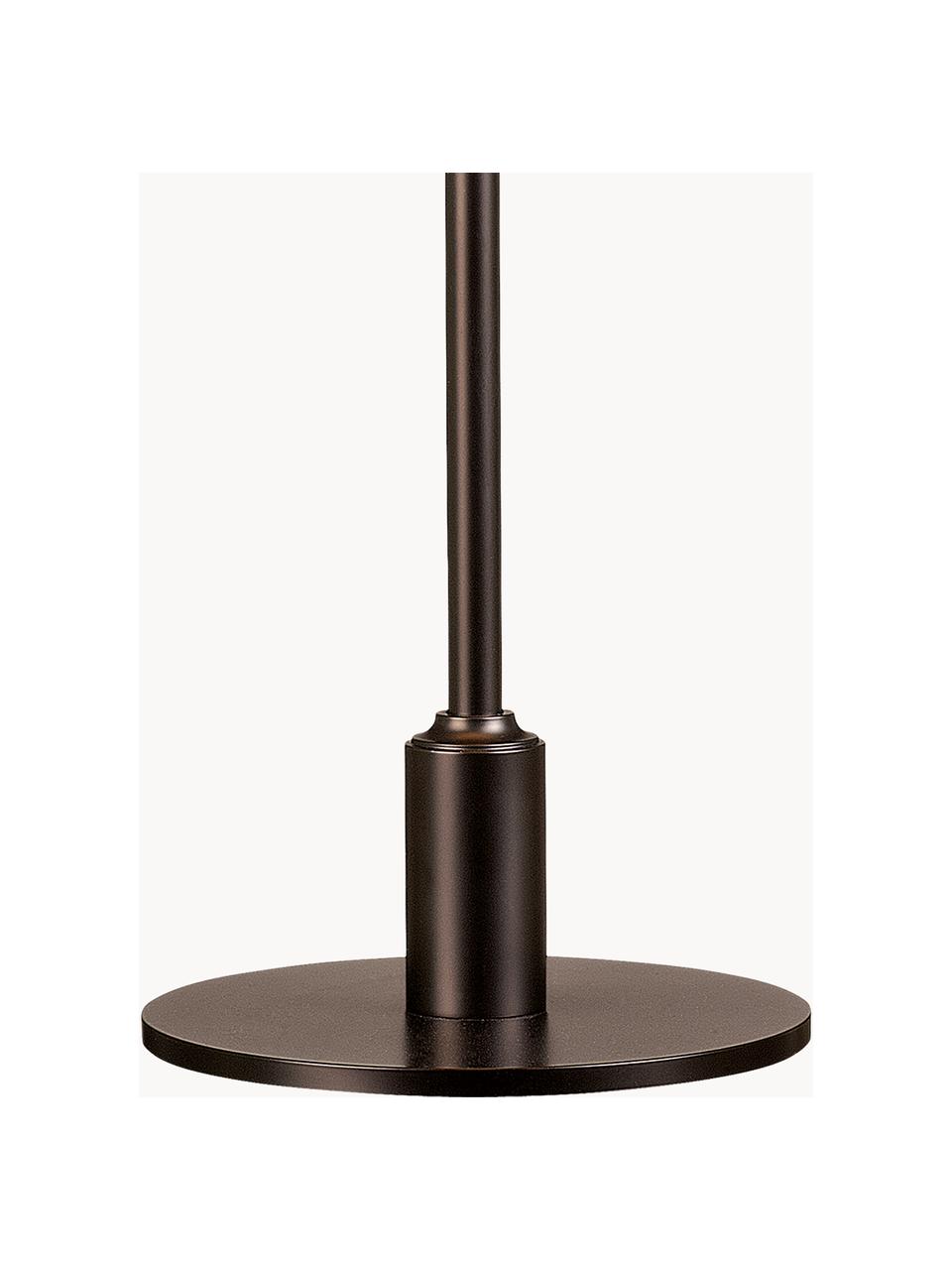Grote tafellamp PH 3½-2½, mondgeblazen, Lampenkap: gecoat aluminium, opaalgl, Zonnengeel, koper, Ø 33 x H 45 cm