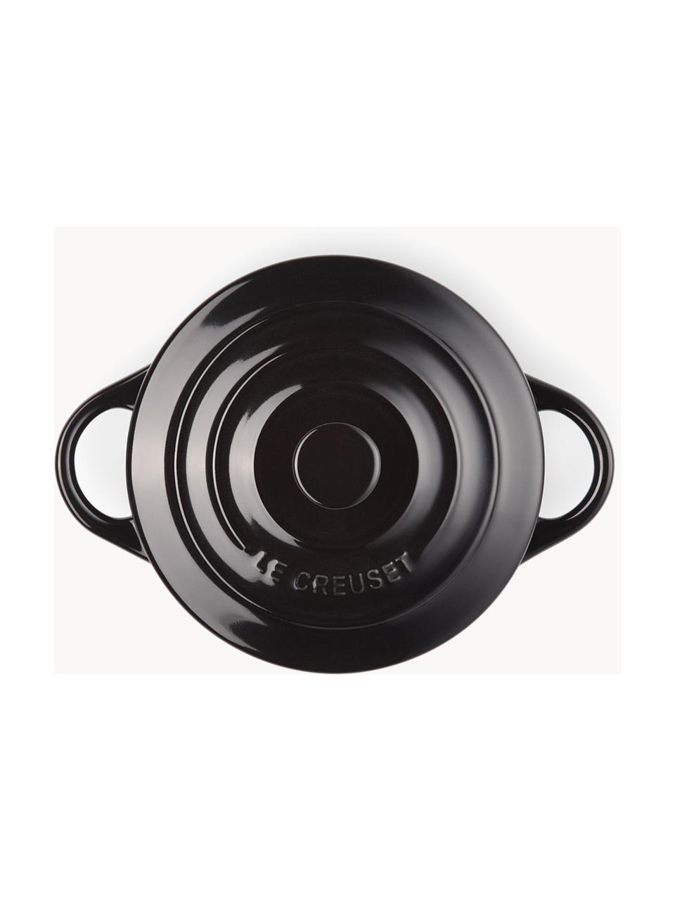 Kastrol Cocotte Mini, Kamenina, Černá, Ø 10 cm, V 8 cm, 250 ml