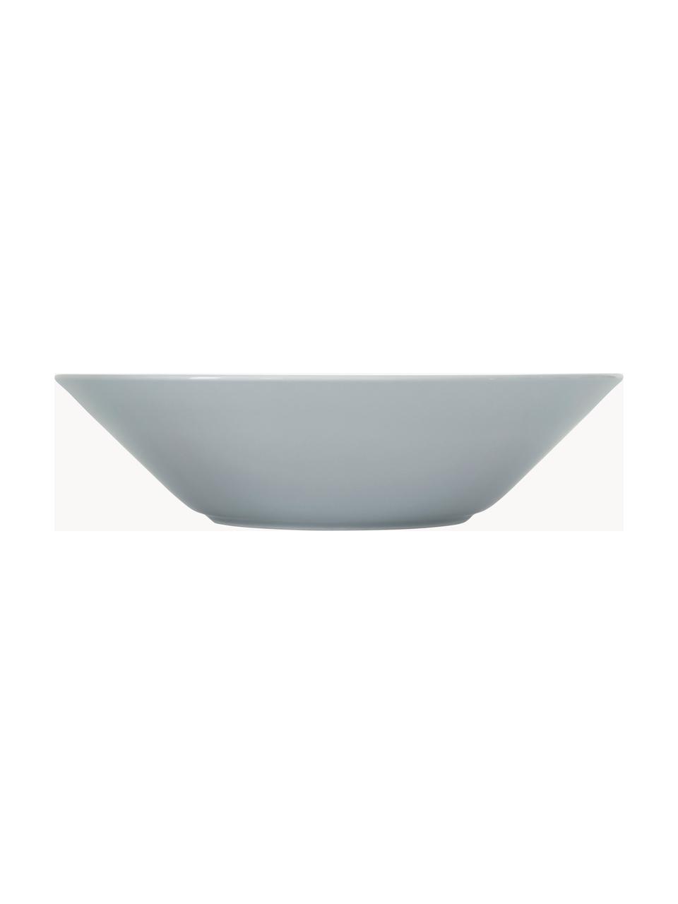 Assiette creuse en porcelaine Teema, Vitro-porcelaine, Gris, Ø 22 cm