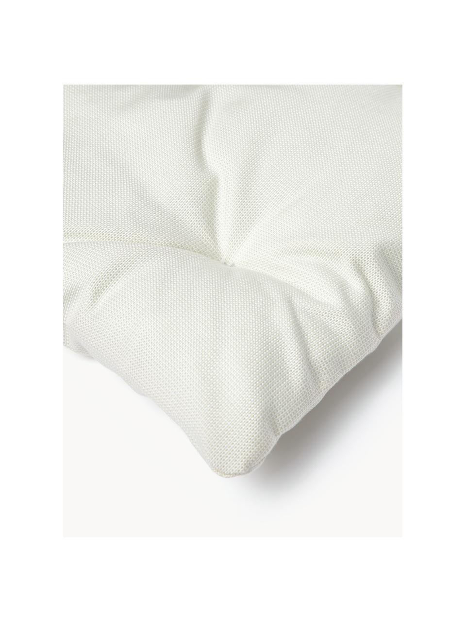 Coussin de chaise d'extérieur Ortun, Blanc cassé, larg. 40 x long. 40 cm