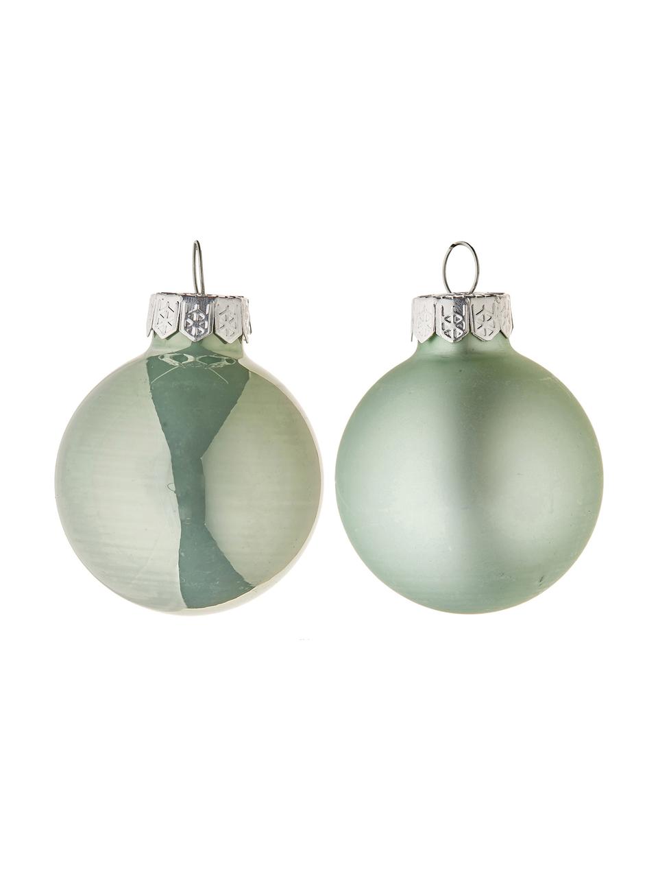 Mini-Weihnachtskugel-Set Evergreen Ø 4 cm, 16-tlg., Grün, Ø 4 cm