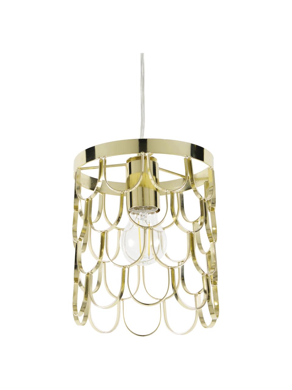 Lampada a sospensione di design Gatsby, Paralume: metallo, Baldacchino: metallo, Ottone, Ø 18 x Alt. 22 cm