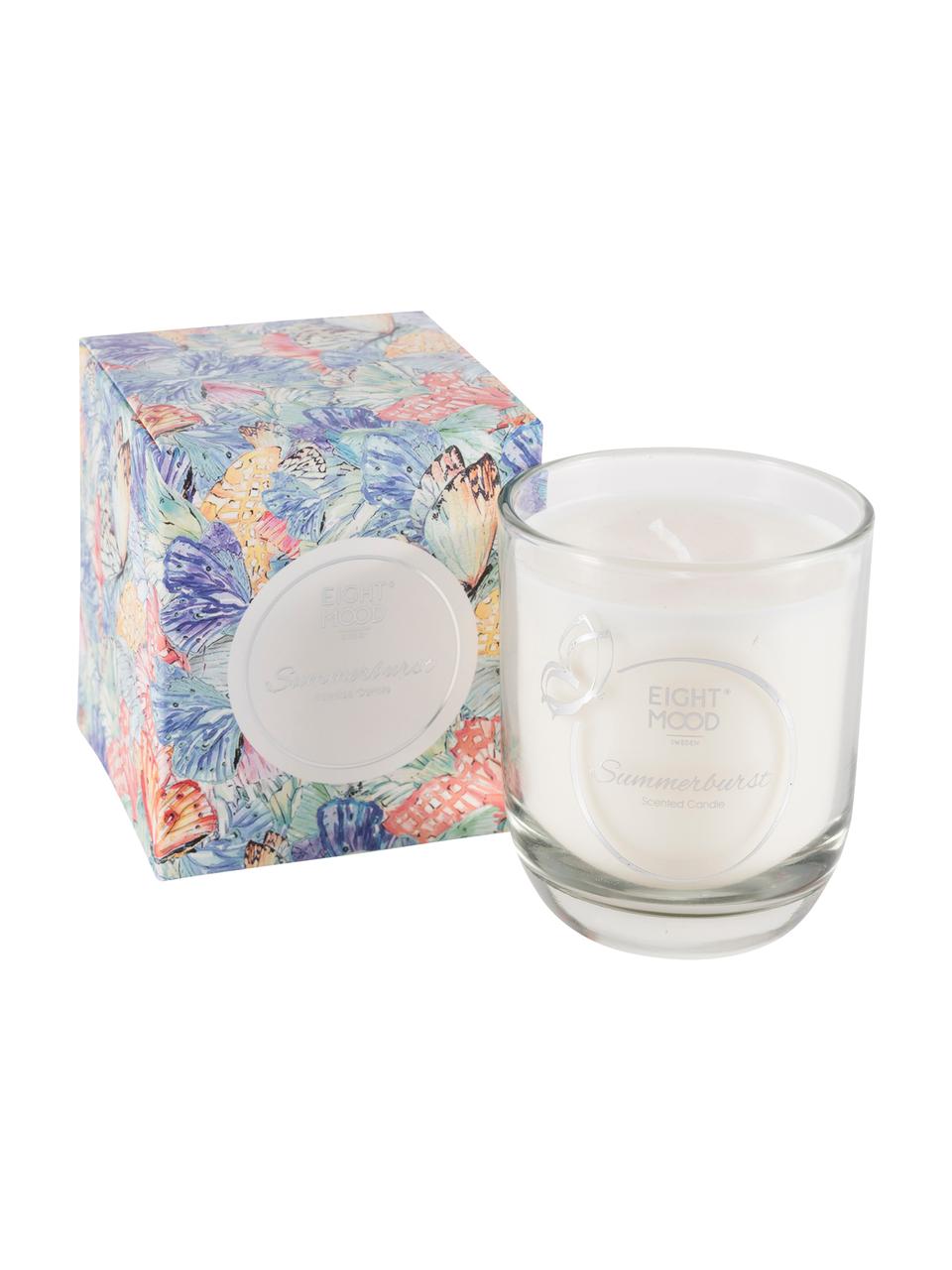 Vela perfumada Summerburst (manzana, cassis y naranja), Caja: papel, Recipiente: cristal, Azul, multicolor, An 8 x Al 9 cm