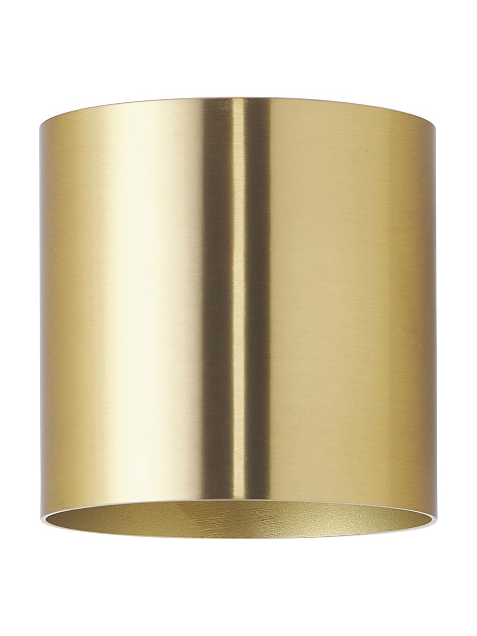 Malá nástenná lampa Roda, Mosadzné odtiene, lesklá, Š 10 x V 10 cm