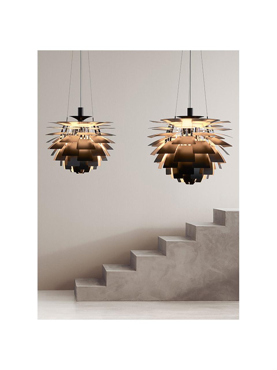 Hanglamp PH Artichoke, H 58 cm, Zwart, Ø 60 x H 58 cm