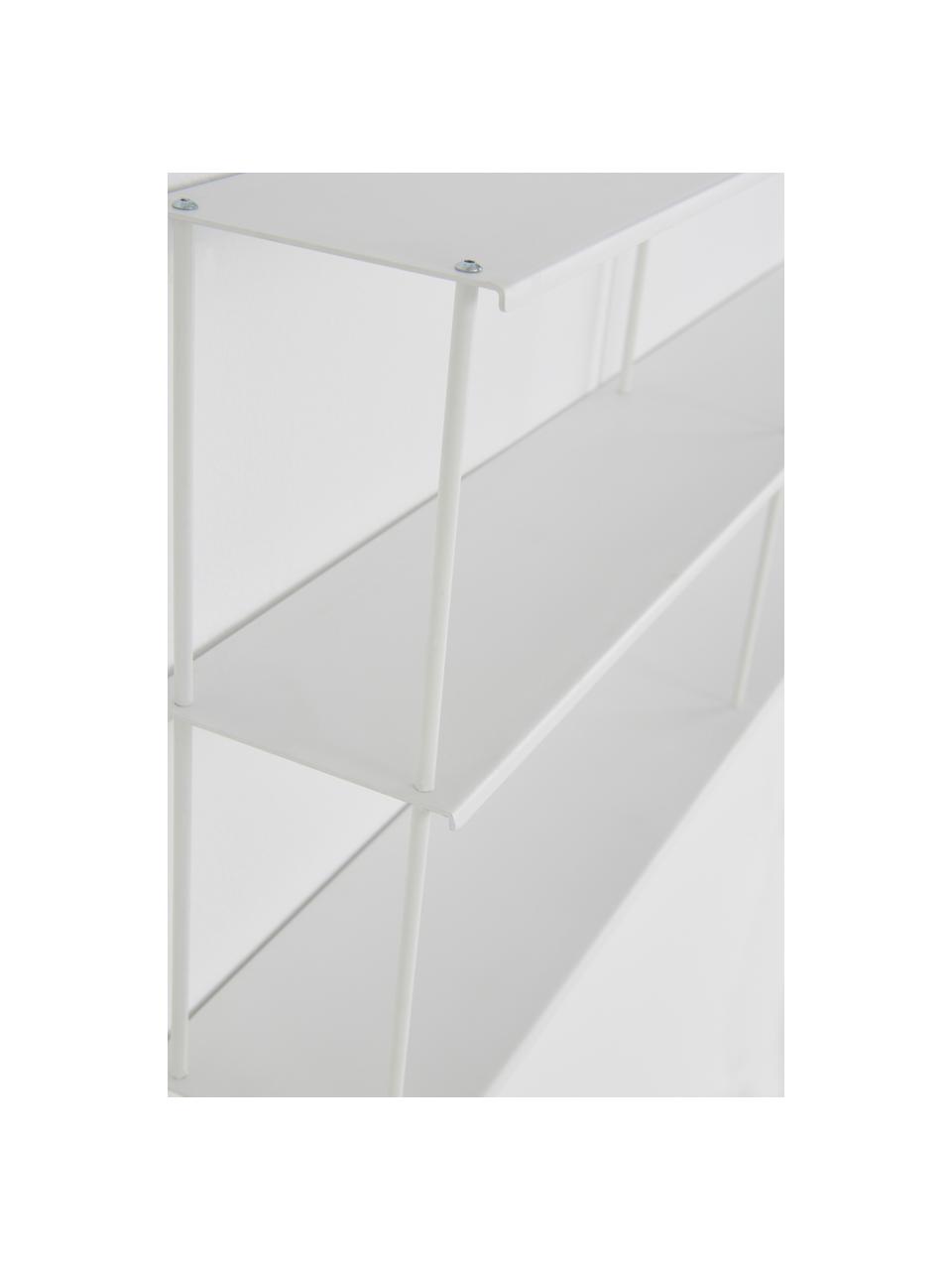 Estante de pared Lydney, Acero con pintura en polvo, Blanco, An 80 x Al 32 cm