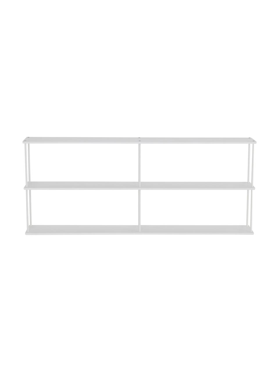 Estante de pared Lydney, Acero con pintura en polvo, Blanco, An 80 x Al 32 cm