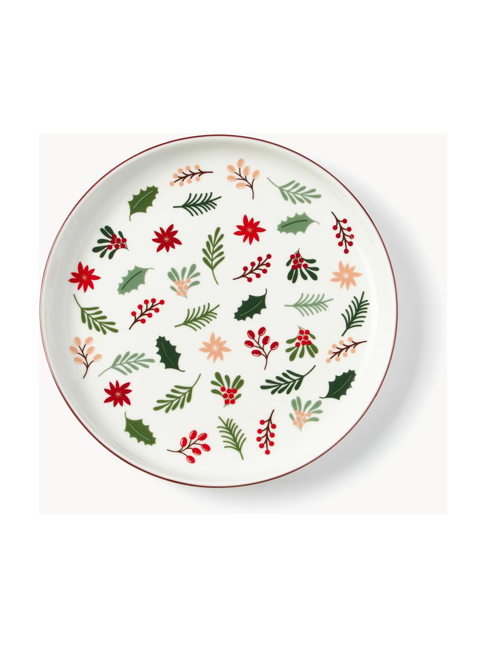 Set de vajillas de porcelana Eve, 4 comensales (12 pzas.), Porcelana brillante, Multicolor, 4 comensales (12 pzas.)