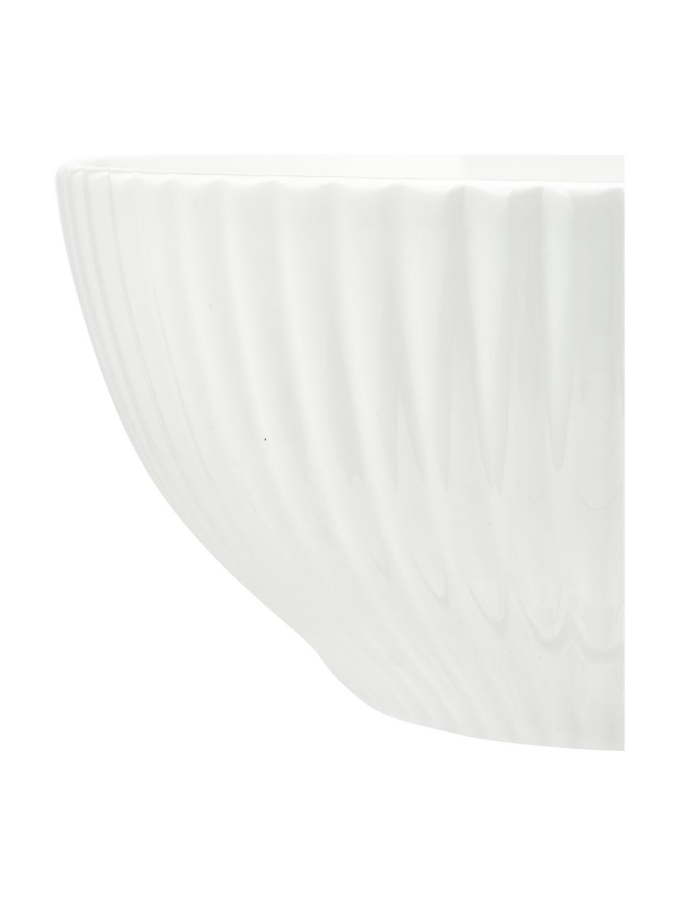 Misa do sałatek z porcelany kostnej Nala Radius, Porcelana kostna (Fine Bone China)
Porcelana kostna to miękka porcelana wyróżniająca się wyjątkowym, półprzezroczystym połyskiem, Biały, Ø 23 x W 11 cm