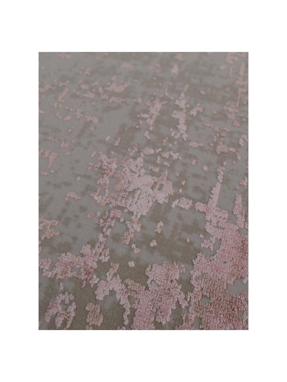 Tapis vintage gris rose Cordoba, Gris, tons roses