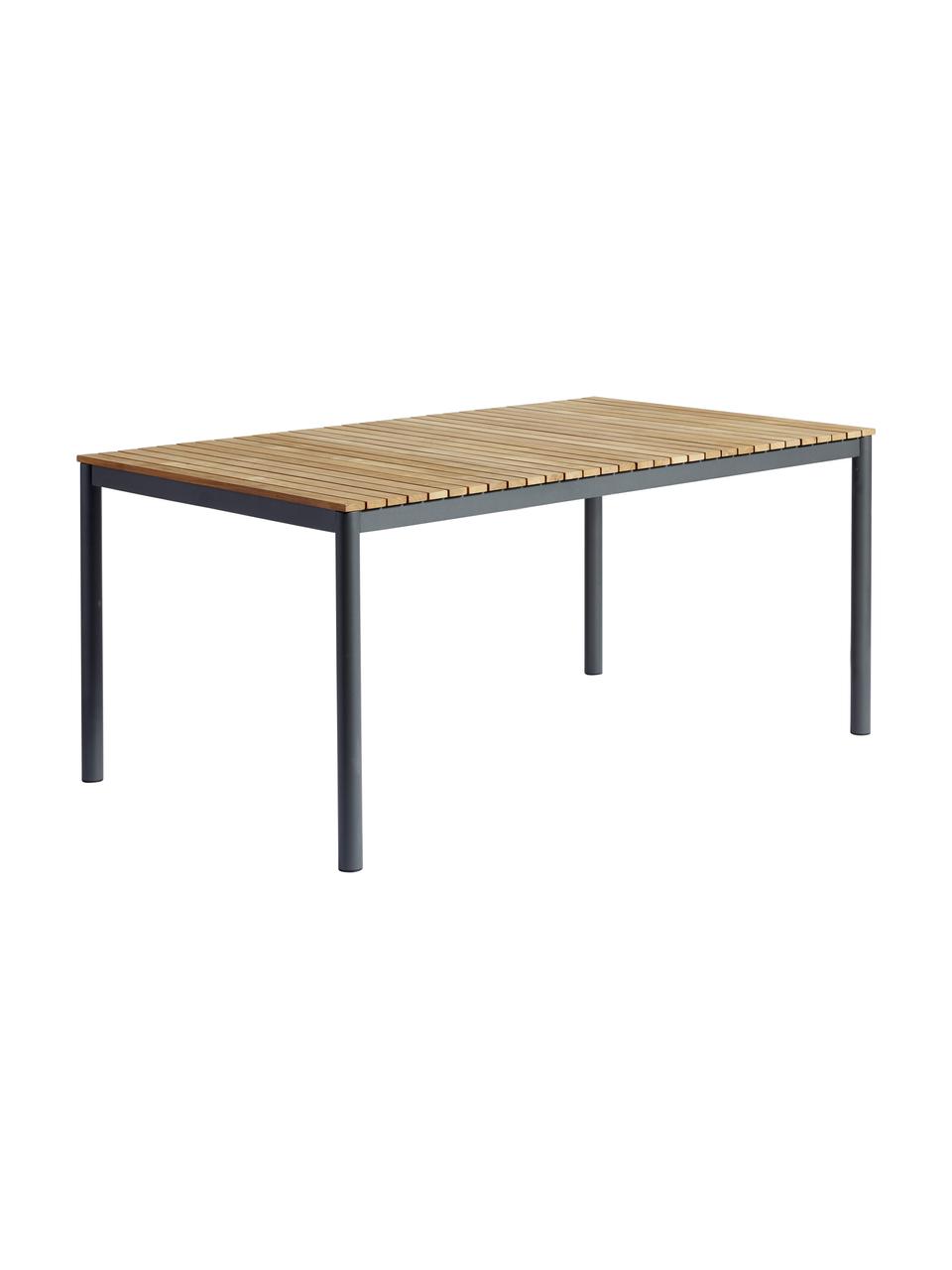 Zahradní stůl s teakovou deskou Mood, různé velikosti, Teakové dřevo, antracitová, Š 208 cm, H 100 cm