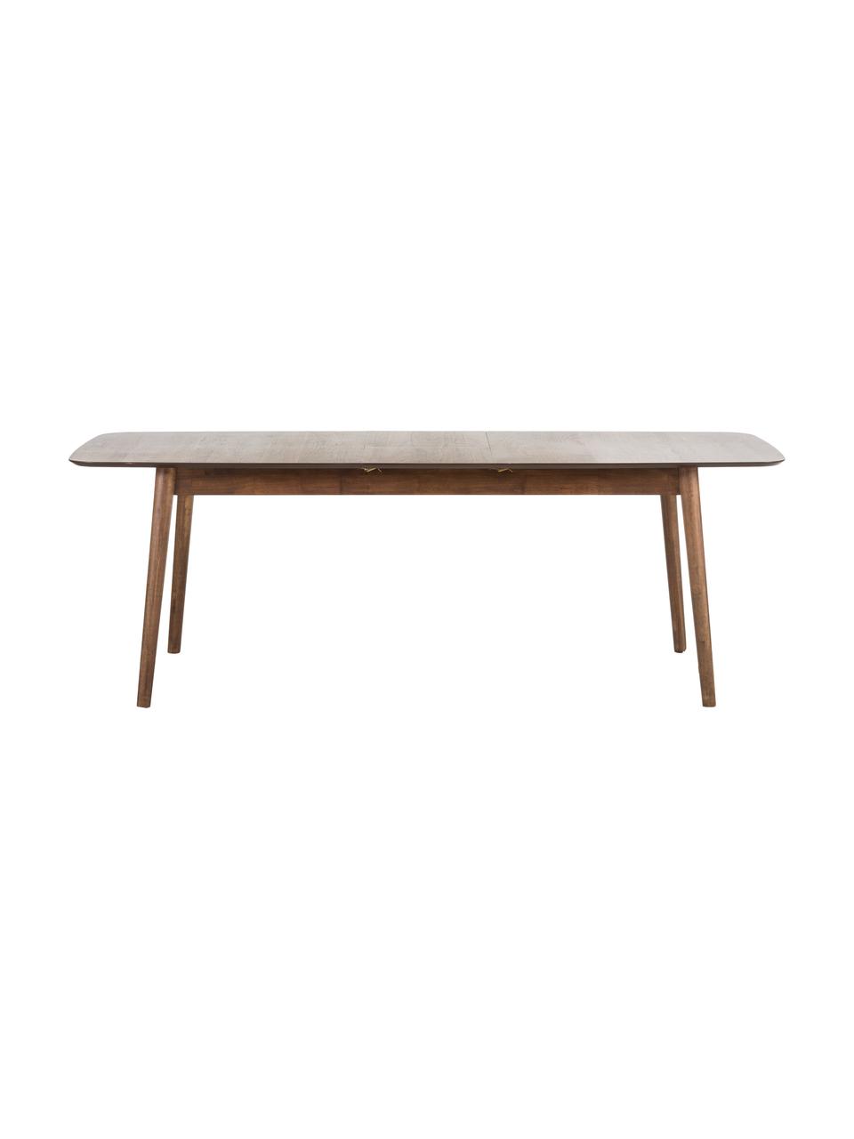 Table extensible bois Montreux, 180 - 220 x 90 cm, Bois, larg. de 180 à 220 x prof. 90 cm