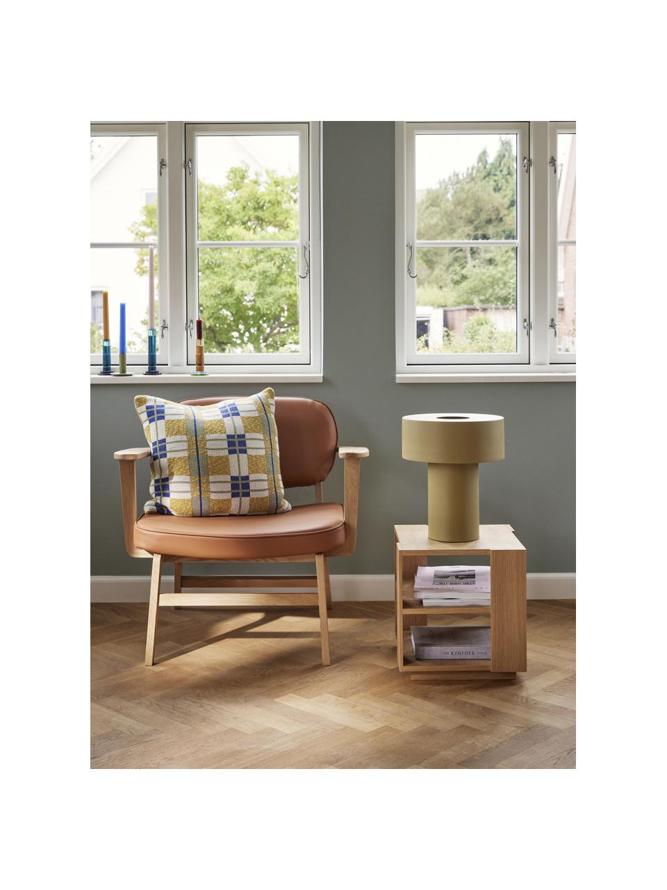 Drevený odkladací stolík Merge, Dubová dyha
Tento výrobok je vyrobený z dreva s certifikátom FSC®, ktoré pochádza z udržateľných zdrojov, Drevo, Š 37 x V 38 cm
