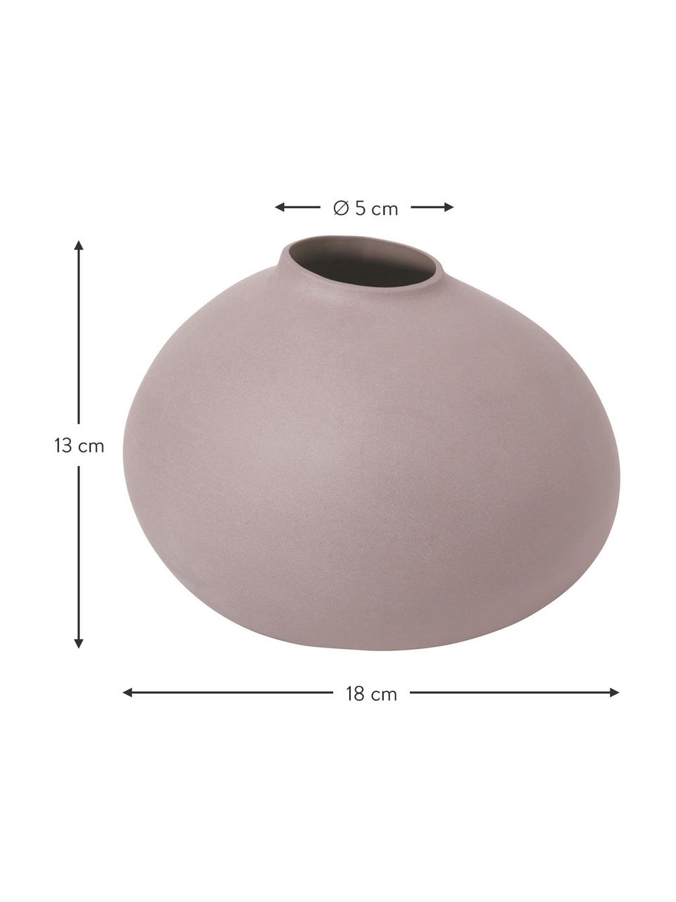 Vase moderne porcelaine Nona, Rose